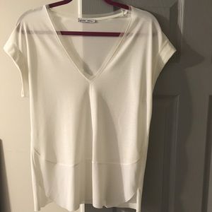 Zara white shirt